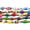 Beachside Medley Recycled Paper Beads from Uganda (Extra Small)