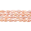Pastel Orange Vintage Japanese Rice Pearl Beads (6mm)