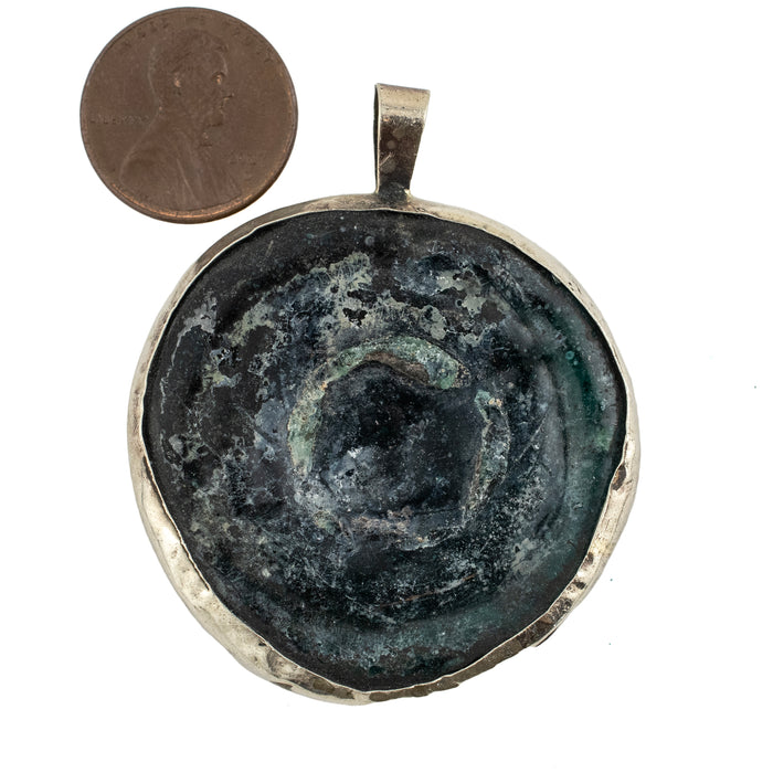 Roman Glass Pendant (40-50mm) #15372 - The Bead Chest