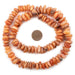 Carnelian Agate Disk Beads (10-20mm) - The Bead Chest