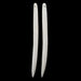Elongated White Bone Tooth Pendant (Set of 2) - The Bead Chest