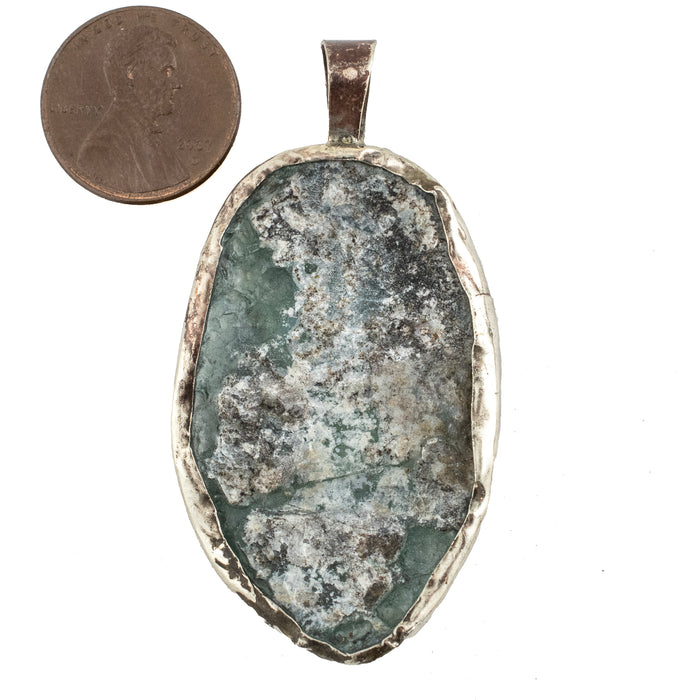 Roman Glass Pendant (40-50mm) #15378 - The Bead Chest