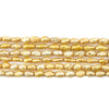 Gold Vintage Japanese Rice Pearl Beads (3mm)