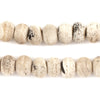 Washed Grey Bone Beads (12mm)