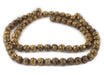 Antiqued Brass Electroplated Lava Beads (10mm) - The Bead Chest