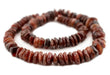 Dark Red Carnelian Disk Beads (7-17mm) - The Bead Chest
