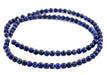 Indigo Blue Round Lapis Lazuli Beads (4mm) - The Bead Chest