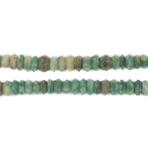 Green Nephrite Jade Saucer Beads (6mm) - The Bead Chest