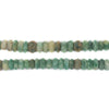 Green Nephrite Jade Saucer Beads (6mm)