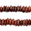 Dark Red Carnelian Disk Beads (7-17mm)