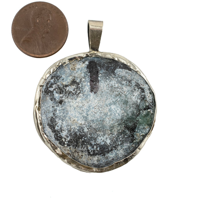 Roman Glass Pendant (40-50mm) #15387 - The Bead Chest