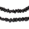 Black Nugget Lava Beads (8mm)
