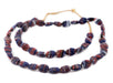 Red Shell-Shaped Kakamba Prosser Beads - The Bead Chest