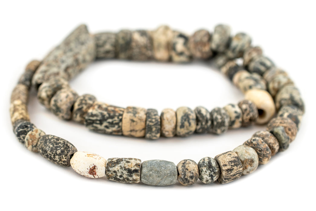 Ancient Mali Granite Stone Beads #13444 — The Bead Chest
