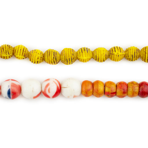 Vintage Kakamba Prosser Beads (6-7mm) #12640 - The Bead Chest