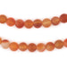 Matte Round Carnelian Beads (8mm) - The Bead Chest