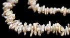 Side-Drilled Vintage Japanese Pearl Chip Beads (6-9mm) - The Bead Chest