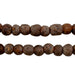 Rustic Amber Swirl Recycled Glass Beads - The Bead Chest