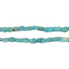 Faceted Turquoise Stone Beads (6x4mm)