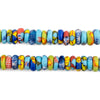 House Medley Fused Rondelle Recycled Glass Beads (8mm)