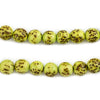 Lime Green Natural Round Seed Beads (8mm)