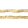 Faceted Gold Triangle Heishi Beads (6mm)