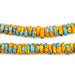 Lava Fire Fused Rondelle Recycled Glass Beads (8mm) - The Bead Chest