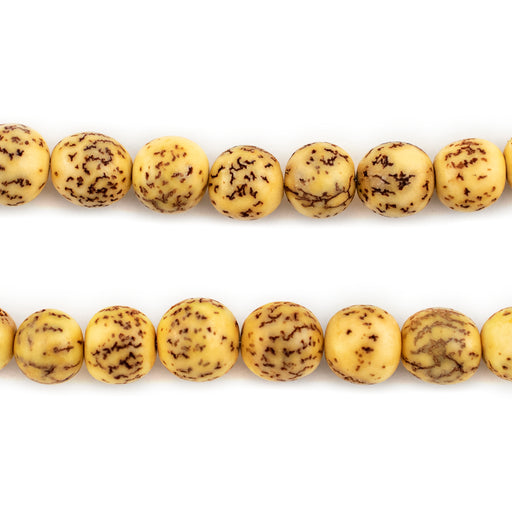 Lemon Yellow Natural Round Seed Beads (8mm) - The Bead Chest