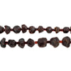 Faceted Garnet Stone Chunk Beads