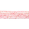 Baby Pink Vintage Japanese Rice Pearl Beads (3mm)