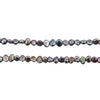 Iridescent Green Nugget Vintage Japanese Pearl Beads (4mm)