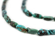 Elongated Turquoise Nugget Beads (12x6mm) - The Bead Chest