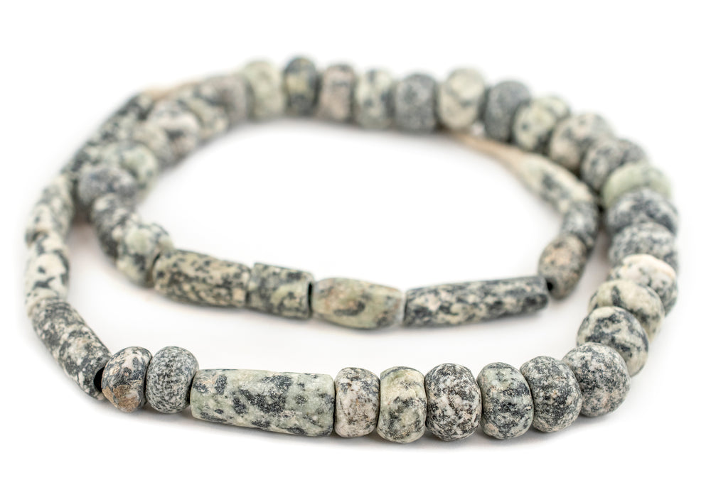 Ancient Mali Granite Stone Beads #13450 - The Bead Chest
