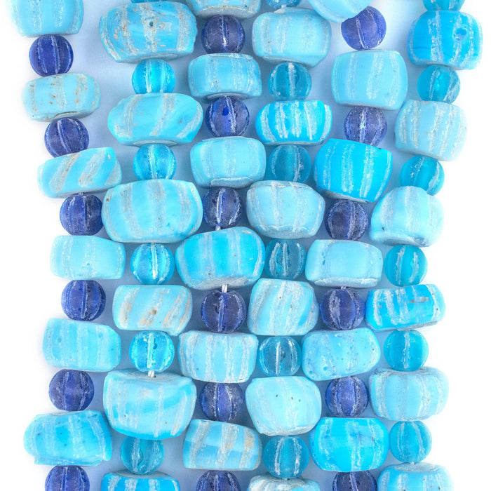 Vintage Turquoise Ceramic & Glass Beads - The Bead Chest