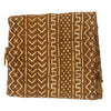 Caramel Brown Bogolan Mali Mud Cloth (Troungoumbe Design)