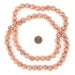 Copper Electroplated Lava Beads (12mm) - The Bead Chest