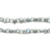 Silver Nugget Vintage Japanese Pearl Beads (6mm)