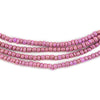 Magenta Ghana Glass Seed Beads (3mm)