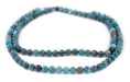 Round Blue Apatite Beads (8mm) - The Bead Chest