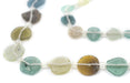 Light Roman Glass Button Beads (8mm) - The Bead Chest