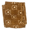 Caramel Brown Bogolan Mali Mud Cloth (Dotted Cowrie Design)