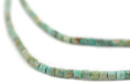 Green Cylindrical Turquoise Beads (4mm) - The Bead Chest