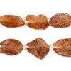 Butterscotch Spessartine Garnet Stone Chunk Beads