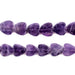 Heart-Shaped Amethyst Beads (10mm) - The Bead Chest