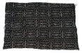 Ebony Black Bogolan Mali Mud Cloth (Gao Design) - The Bead Chest