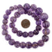 Graduated Carved Watermelon Amethyst Beads (8-20mm) - The Bead Chest