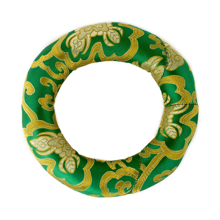Green Singing Bowl Ring Cushion - The Bead Chest