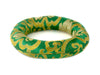 Green Singing Bowl Ring Cushion