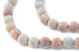 Matte Carolina Blue Sea Sediment Jasper Beads (8mm) - The Bead Chest