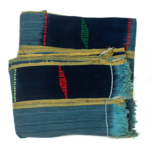 West African Bondoukou Indigo Cloth #10857 - The Bead Chest